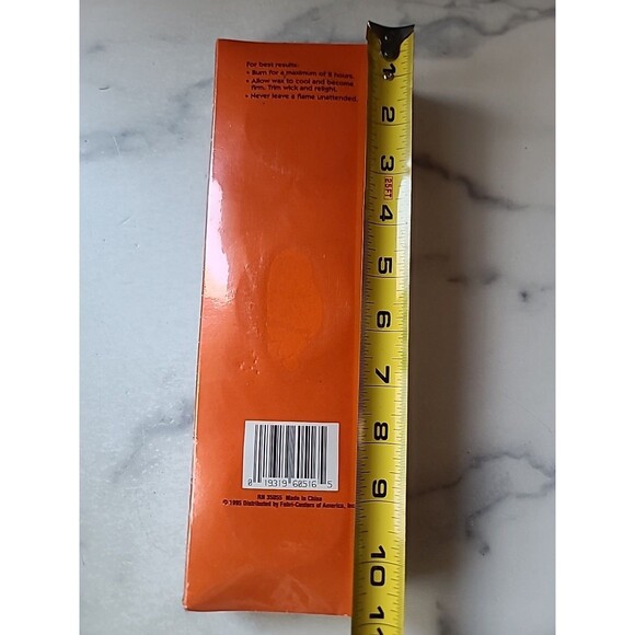 Spooky Hollow Pumpkin Lights Candle Set Of Three Vintage From 1995 - Picture 7 of 10